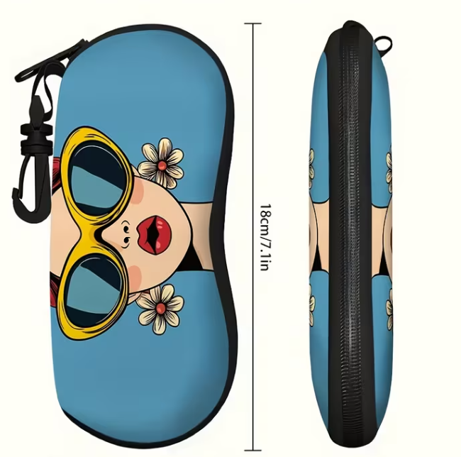 Zip Pouch for Sunglasses/Eyeglasses