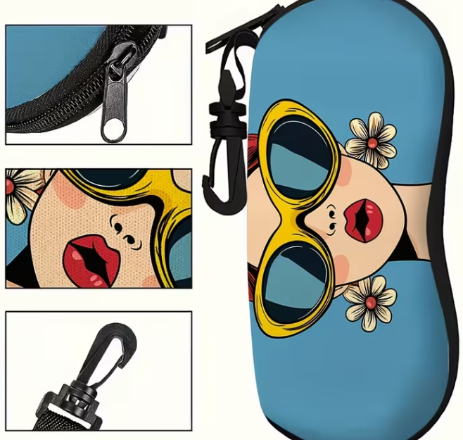 Zip Pouch for Sunglasses/Eyeglasses